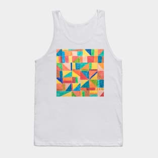 Patchwork squares Tank Top